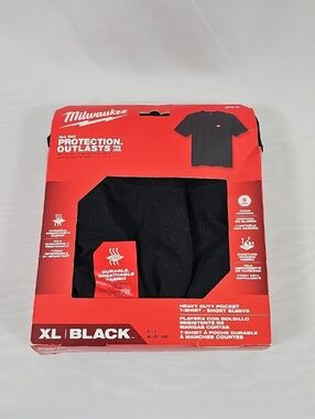 Milwaukee Black Heavy Duty Pocket T-Shirt